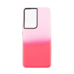 Capac Protectie Spate Colectia Gradient Pentru Samsung Galaxy S21 Ultra - Roz Inchis