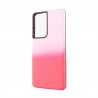 Capac Protectie Spate Colectia Gradient Pentru Samsung Galaxy S21 Ultra - Roz Inchis