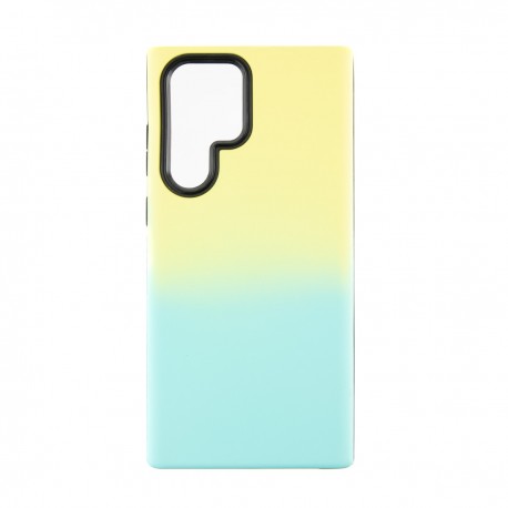 Capac Protectie Spate Colectia Gradient Pentru Samsung Galaxy S22 Ultra - Galben