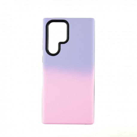 Capac Protectie Spate Colectia Gradient Pentru Samsung Galaxy S22 Ultra - Roz Deschis