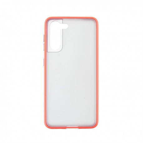 Capac Protectie Spate Colectia Soft Shape Pentru Samsung Galaxy S21 - Rosu