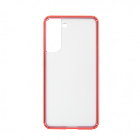 Capac Protectie Spate Colectia Soft Shape Pentru Samsung Galaxy S21 Fe - Rosu