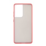Capac Protectie Spate Colectia Soft Shape Pentru Samsung Galaxy S21 Ultra - Rosu