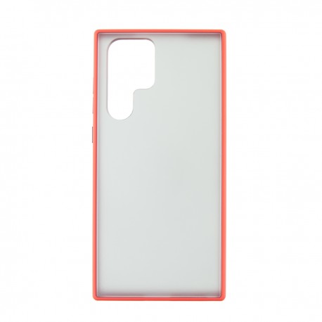 Capac Protectie Spate Colectia Soft Shape Pentru Samsung Galaxy S22 Ultra - Rosu
