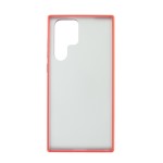 Capac Protectie Spate Colectia Soft Shape Pentru Samsung Galaxy S22 Ultra - Rosu