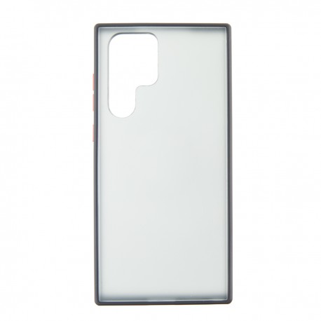 Capac Protectie Spate Colectia Soft Shape Pentru Samsung Galaxy S22 Ultra - Negru