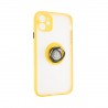 Capac Protectie Spate Colectia Soft Shape With Ring Pentru iPhone 11 - Galben