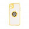 Capac Protectie Spate Colectia Soft Shape With Ring Pentru iPhone 11 - Galben