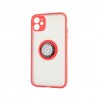 Capac Protectie Spate Colectia Soft Shape With Ring Pentru iPhone 11 - Rosu