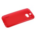 Capac Protectie Spate Mobiama TPU cu Folie de Protectie Inclusa pentru HTC One M8 - Visiniu