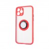 Capac Protectie Spate Colectia Soft Shape With Ring Pentru iPhone 11 Pro - Rosu