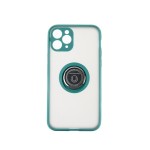 Capac Protectie Spate Colectia Soft Shape With Ring Pentru iPhone 11 Pro Max - Verde