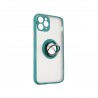 Capac Protectie Spate Colectia Soft Shape With Ring Pentru iPhone 11 Pro Max - Verde