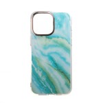 Capac Protectie Spate Colectia Fashion Pentru iPhone 14 Pro Max - Blue Waves