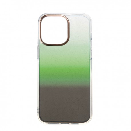 Capac Protectie Spate Colectia Fashion Pentru iPhone 14 Pro Max - Glitter Green