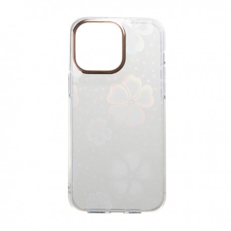 Capac Protectie Spate Colectia Fashion Pentru iPhone 14 Pro Max - Flowers