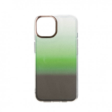 Capac Protectie Spate Colectia Fashion Pentru iPhone 14 - Glitter Green