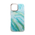 Capac Protectie Spate Colectia Fashion Pentru iPhone 13 Pro Max - Blue Waves
