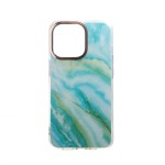 Capac Protectie Spate Colectia Fashion Pentru iPhone 13 Pro - Blue Waves