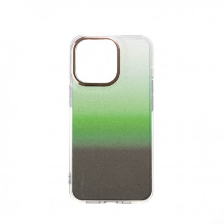 Capac Protectie Spate Colectia Fashion Pentru iPhone 13 Pro - Glitter Green