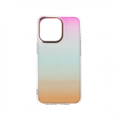 Capac Protectie Spate Colectia Fashion Pentru iPhone 13 Pro - Rainbow