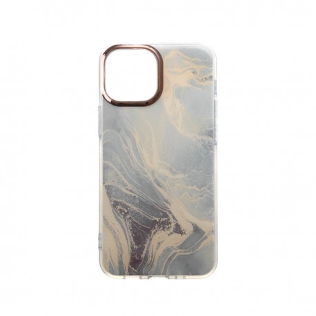 Capac Protectie Spate Colectia Fashion Pentru iPhone 13 Mini - Marble