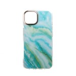 Capac Protectie Spate Colectia Fashion Pentru iPhone 13 - Blue Waves