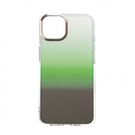 Capac Protectie Spate Colectia Fashion Pentru iPhone 13 - Glitter Green