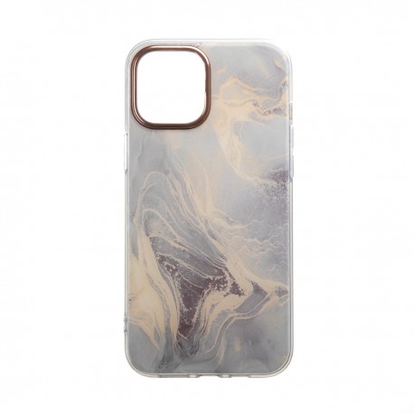 Capac Protectie Spate Colectia Fashion Pentru iPhone 12 Pro Max - Marble