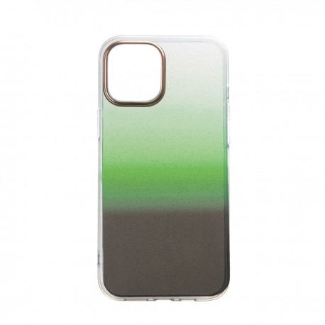 Capac Protectie Spate Colectia Fashion Pentru iPhone 12 Pro Max - Glitter Green