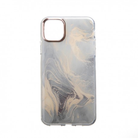 Capac Protectie Spate Colectia Fashion Pentru iPhone 11 Pro Max - Marble