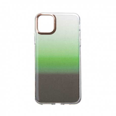 Capac Protectie Spate Colectia Fashion Pentru iPhone 11 Pro Max - Glitter Green