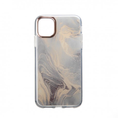 Capac Protectie Spate Colectia Fashion Pentru iPhone 11 - Marble