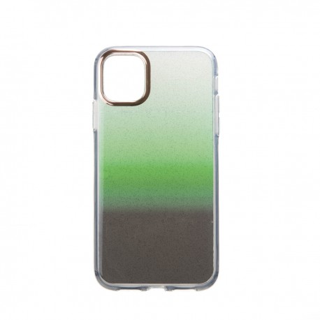 Capac Protectie Spate Colectia Fashion Pentru iPhone 11 - Glitter Green