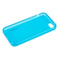 Capac Protectie Spate Mobiama TPU cu Folie de Protectie Inclusa pentru iPhone 5 5s SE - Bleu