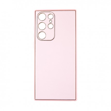 Capac Protectie Spate Colectia Classic Pentru Samsung Galaxy S22 Ultra - Roz