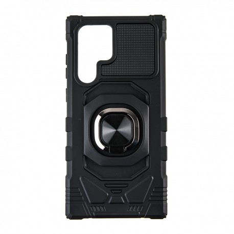 Capac Protectie Spate Colectia Shock Pentru Samsung Galaxy S22 Ultra - Negru