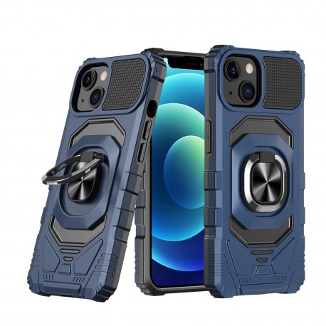 Capac Protectie Spate Colectia Shock Pentru iPhone 14 - Albastru
