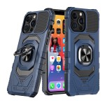 Capac Protectie Spate Colectia Shock Pentru iPhone 13 Pro - Albastru