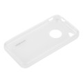 Capac Protectie Spate Mobiama TPU cu Folie de Protectie Inclusa pentru iPhone 4 4s - Alb