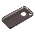 Capac Protectie Spate Mobiama TPU cu Folie de Protectie Inclusa pentru iPhone 4 4s - Gri