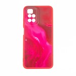 Capac Protectie Spate Colectia Soft Waves Pentru Xiaomi Redmi 10 - Rosu