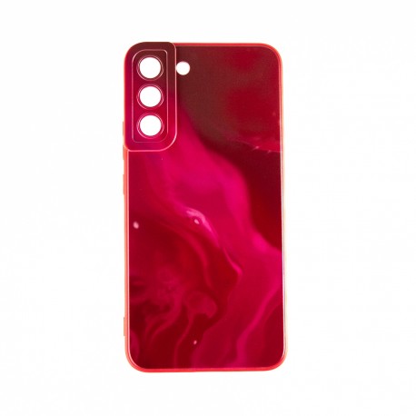 Capac Protectie Spate Colectia Soft Waves Pentru Samsung Galaxy S22 Plus - Rosu