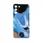Capac Protectie Spate Colectia Soft Waves Pentru Samsung Galaxy S22 Plus - Albastru