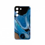 Capac Protectie Spate Colectia Soft Waves Pentru Samsung Galaxy S22 - Albastru