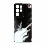 Capac Protectie Spate Colectia Soft Waves Pentru Samsung Galaxy S21 Ultra - Negru