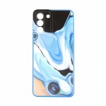 Capac Protectie Spate Colectia Soft Waves Pentru Samsung Galaxy S21 Plus - Albastru