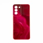 Capac Protectie Spate Colectia Soft Waves Pentru Samsung Galaxy S21 Fe - Rosu