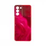 Capac Protectie Spate Colectia Soft Waves Pentru Samsung Galaxy S21 - Rosu