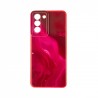 Capac Protectie Spate Colectia Soft Waves Pentru Samsung Galaxy S21 - Rosu